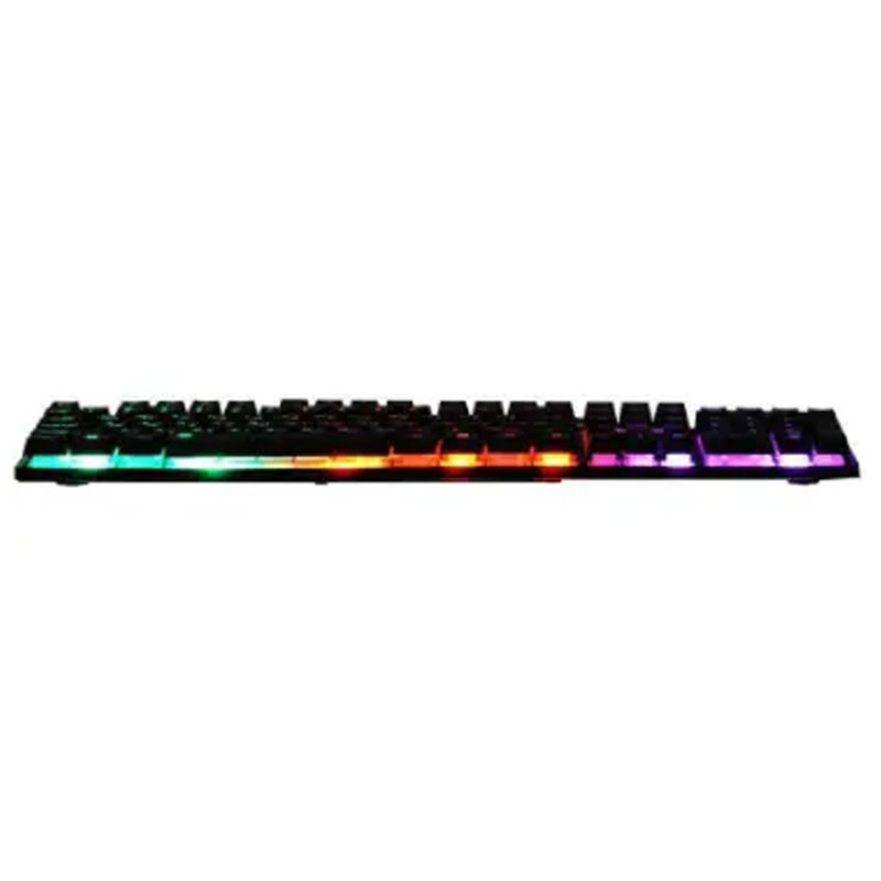 کیبورد بیاند مدل BK-7120 RGB، سوئیچ ممبران، Full-Size، نورپردازی LED RGB