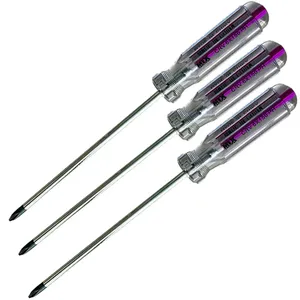 پیچ گوشتی چهارسو میکس مدل AT - 006x150 مجموعه 3 عددی