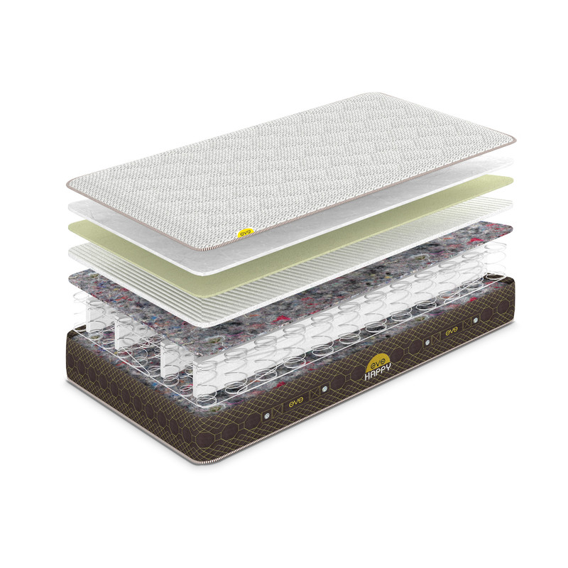 تشک اوه مدل هپی طبی فنری یک نفره سایز 200 × 90 سانتی متر