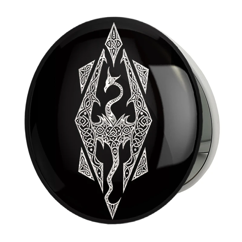 آینه جیبی خندالو طرح بازی اسکایریم (Skyrim) مدل تاشو کد 32769