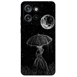 Megafone Girl and Moon 1369 Cover For Motorola Moto Edge 50