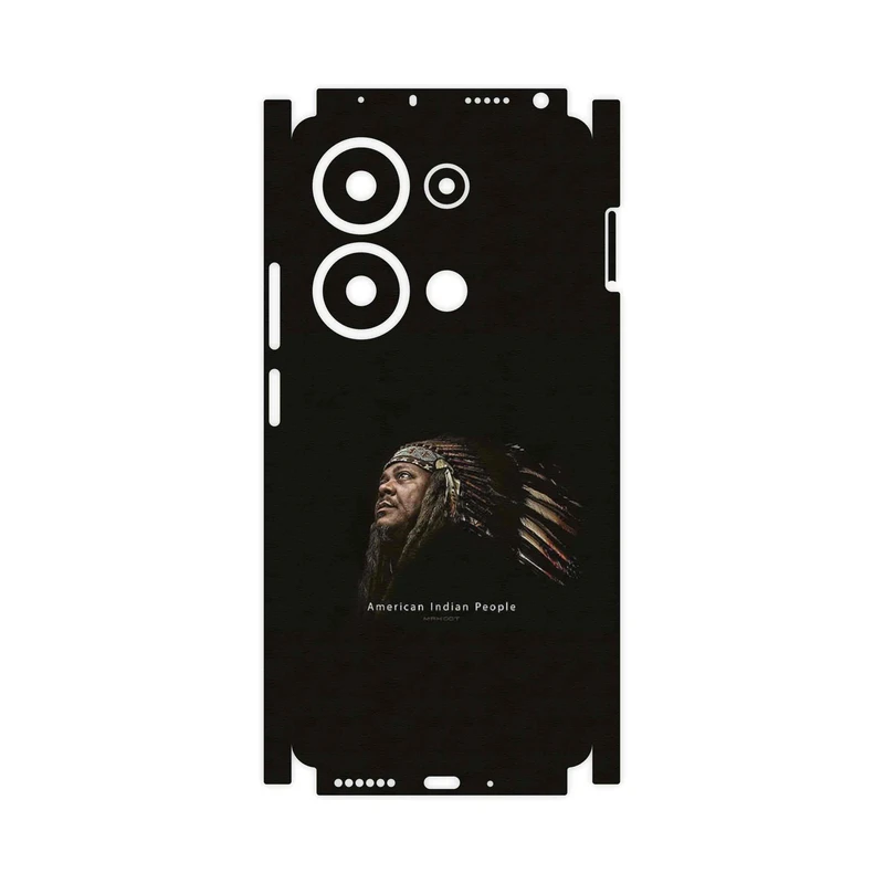 برچسب پوششی ماهوت مدل Portrait of an Indian Man-FullSkin مناسب برای گوشی موبایل شیائومی Redmi Note 13 Pro 4G
