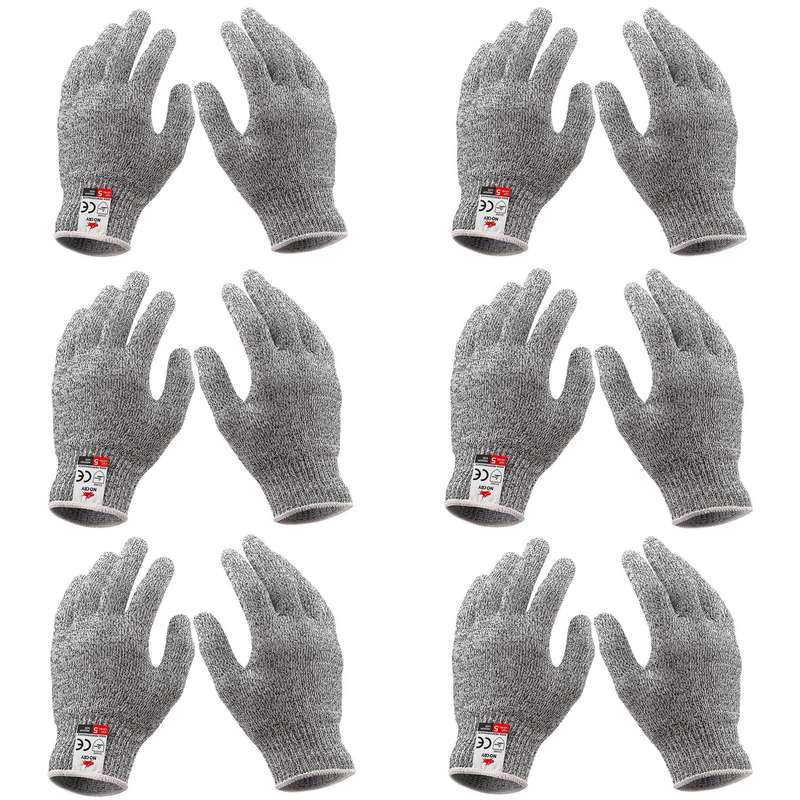 دستکش ایمنی نو کرای کد E762 مجموعه 6 عددی دستکش ایمنی نو کرای کد E762 مجموعه 6 عددی