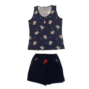 ست تاپ و شلوارک زنانه مارسایز کد 089