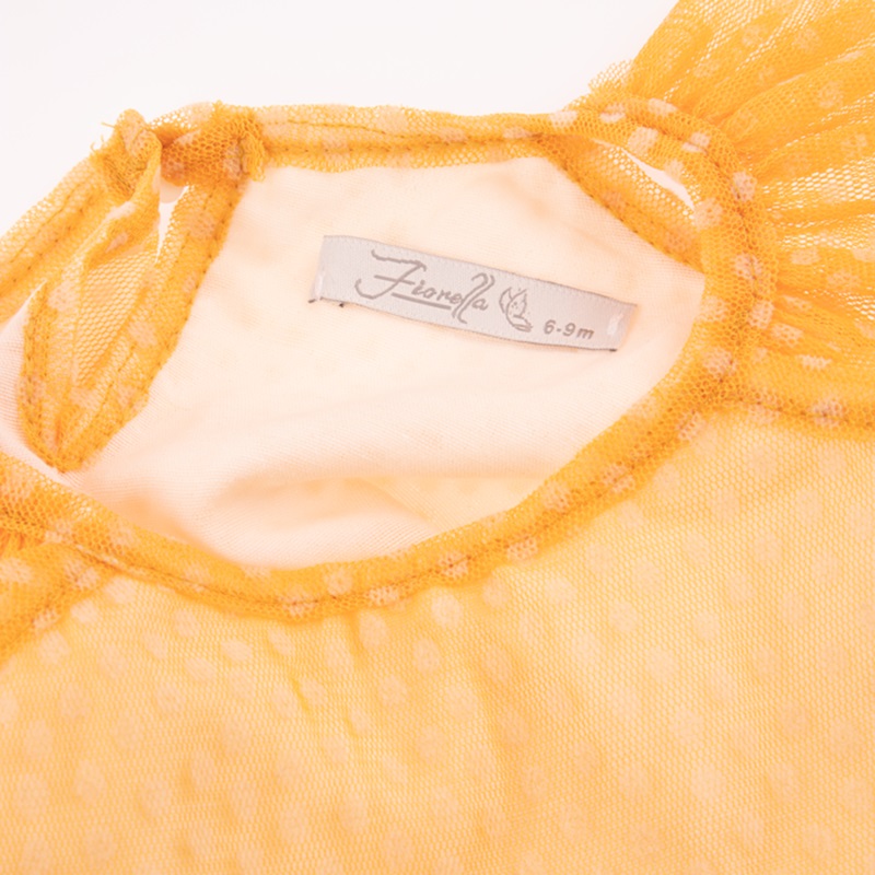 پیراهن نوزادی فیورلا مدل خالخالی 23011 -  - 3