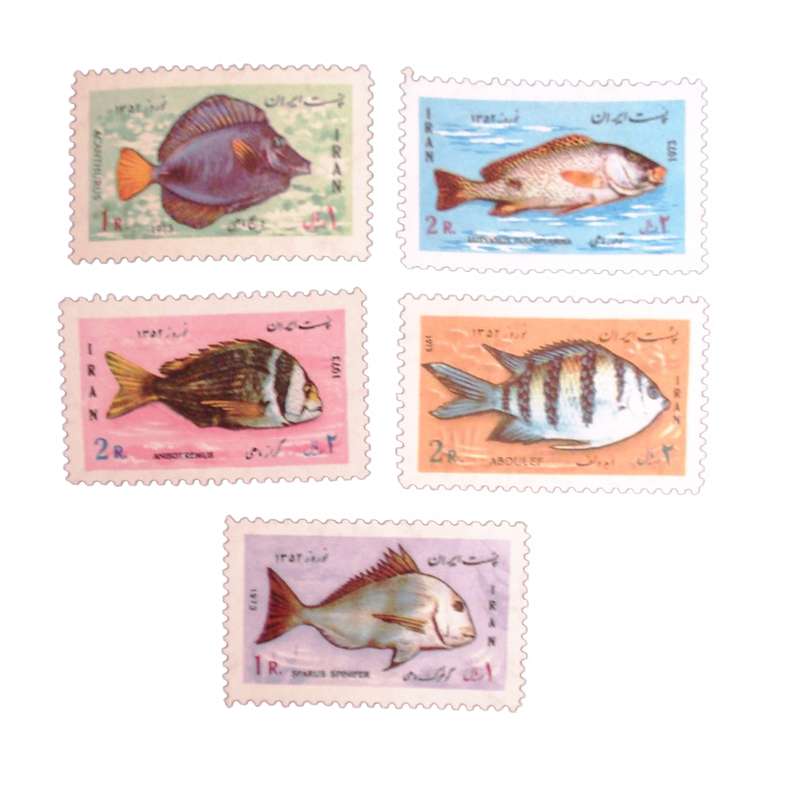 تمبر یادگاری مدل نوروز 1352 مدل IR2800 مجموعه 5 عددی