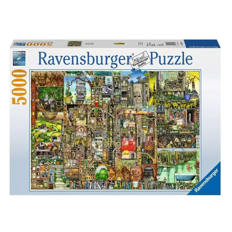 پازل 5000 تکه راونزبرگر مدل Bizarre Town کد 17430