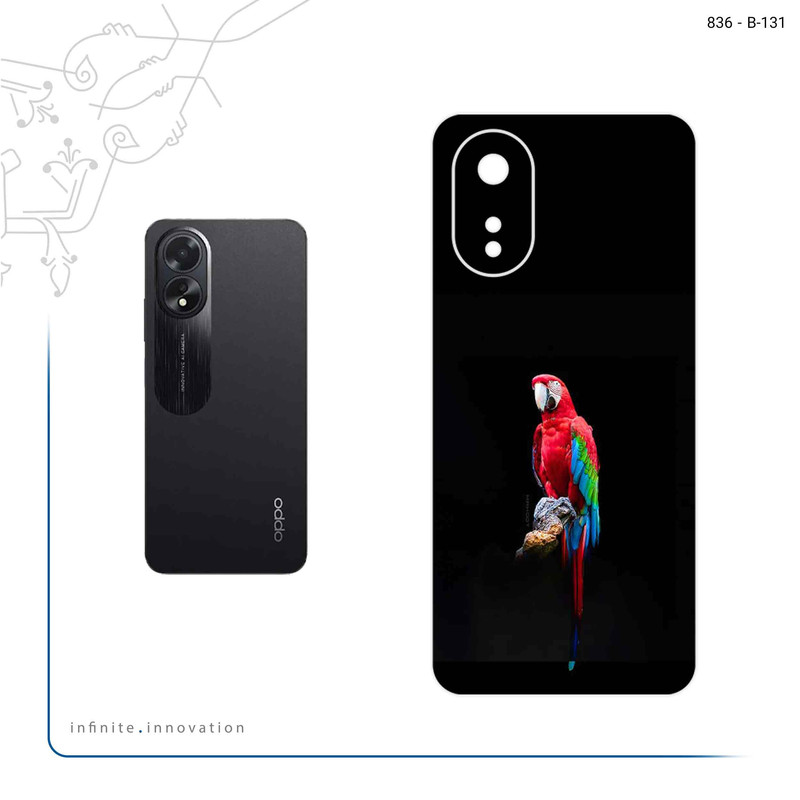 برچسب پوششی ماهوت مدل Parrot مناسب برای گوشی موبایل اپو A38