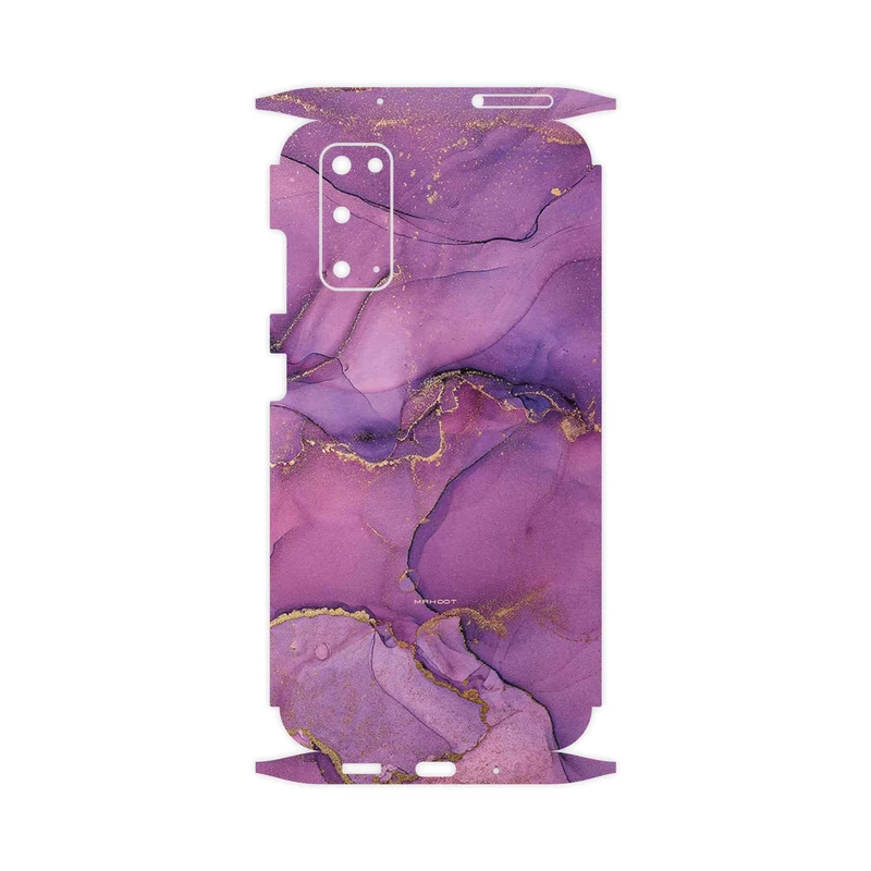 برچسب پوششی ماهوت مدل Purple Marble-FullSkin مناسب برای گوشی موبایل سامسونگ Galaxy S20
