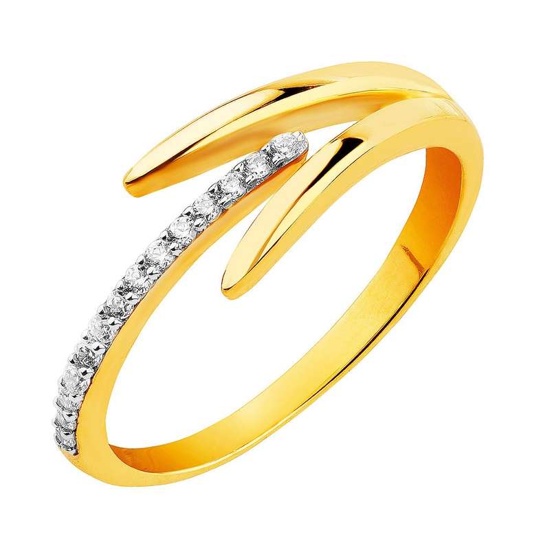  انگشتر طلا 18 عیار زنانه قیراط کد GH3449