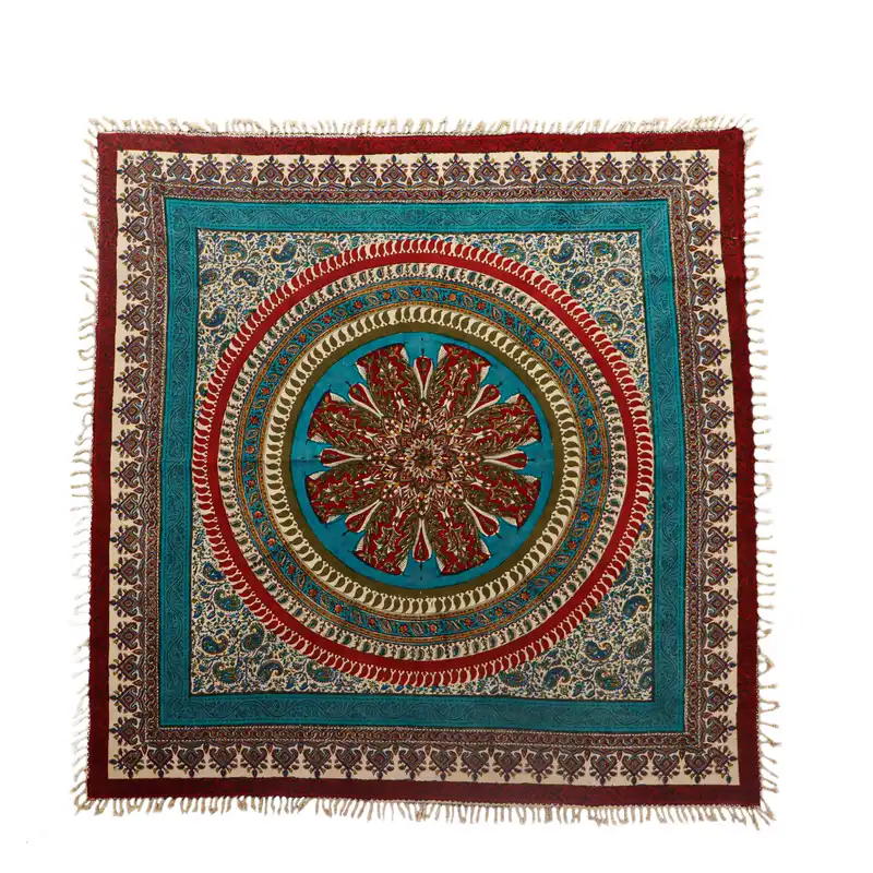 رومیزی قلمکار مدل قالیچه کد 100