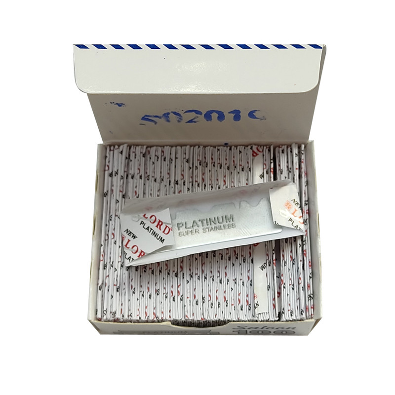 تیغ یدک لرد مدل platinum saloon بسته 100 عددی