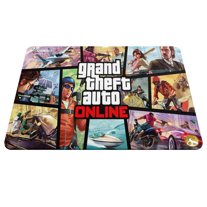 ماوس پد هومرو مدل A2764 طرح Grand Theft Auto Online