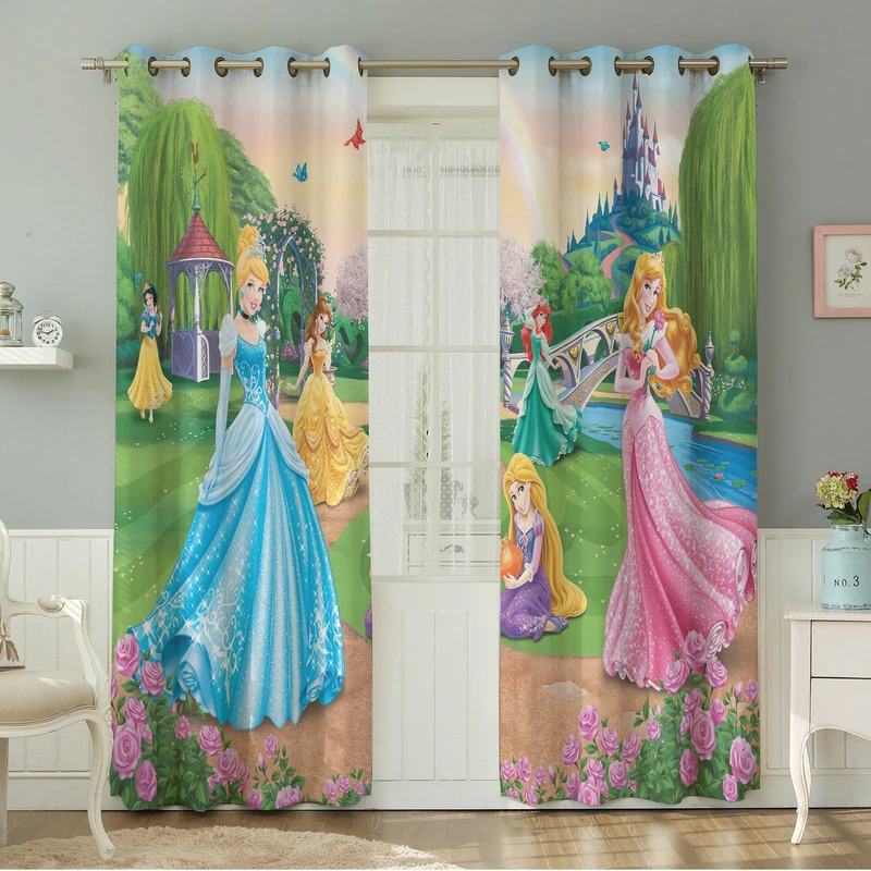 پرده نیروانا طرح کودک  مدل مخمل کد 8562 سایز 140×280 سانتی متر