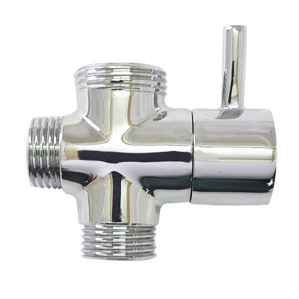 سه راهی دوش حمام مدل برنجی