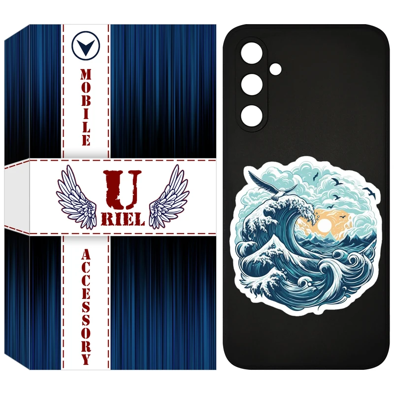 کاور یوریل مدل KSH کد 99 طرح موج دریا مناسب برای گوشی موبایل سامسونگ Galaxy S23 FE