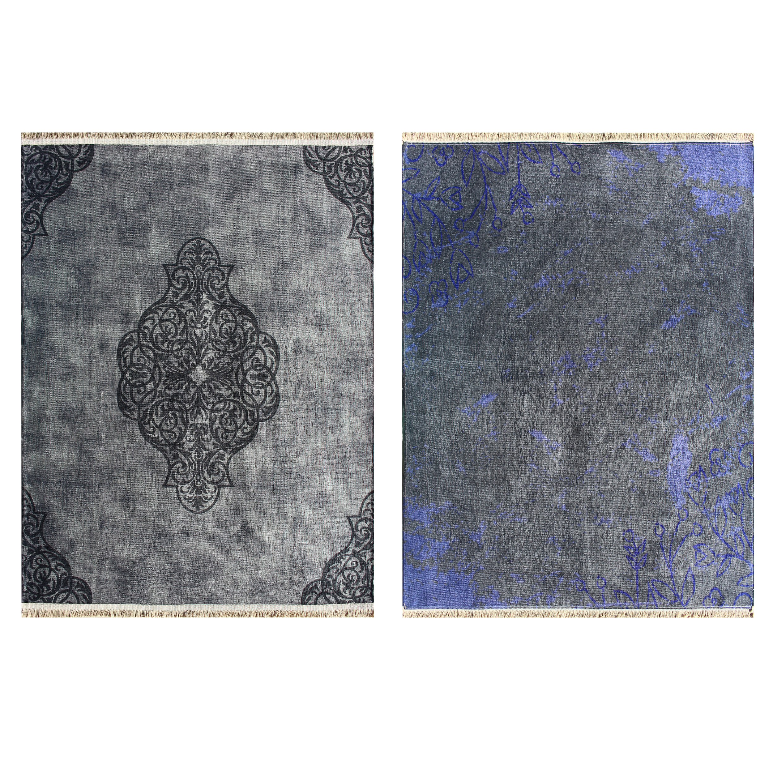 فرش ماشینی دو رو نیروانا مدل Flora