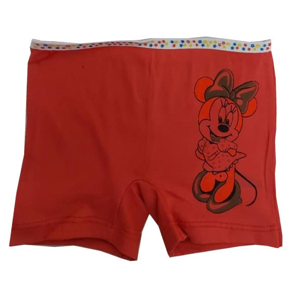 شورت دخترانه طرح میکی رنگ قرمز