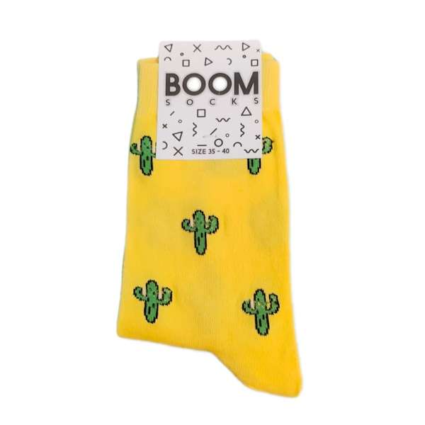 جوراب مدل فانتزی طرح کاکتوس