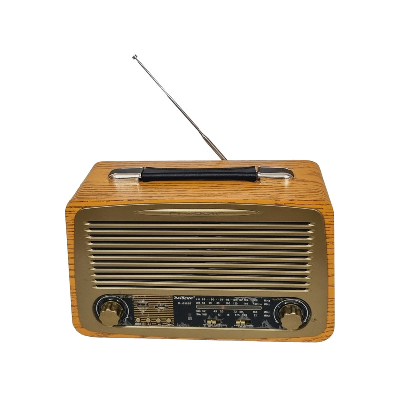 رادیو طرح چوبی مدل کلاسیک RAISENG رادیو طرح چوبی مدل کلاسیک RAISENG