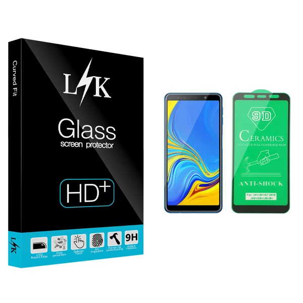 محافظ صفحه نمایش سرامیکی ال کی مدل +LITE مناسب برای گوشی موبایل سامسونگ Galaxy A7 2018