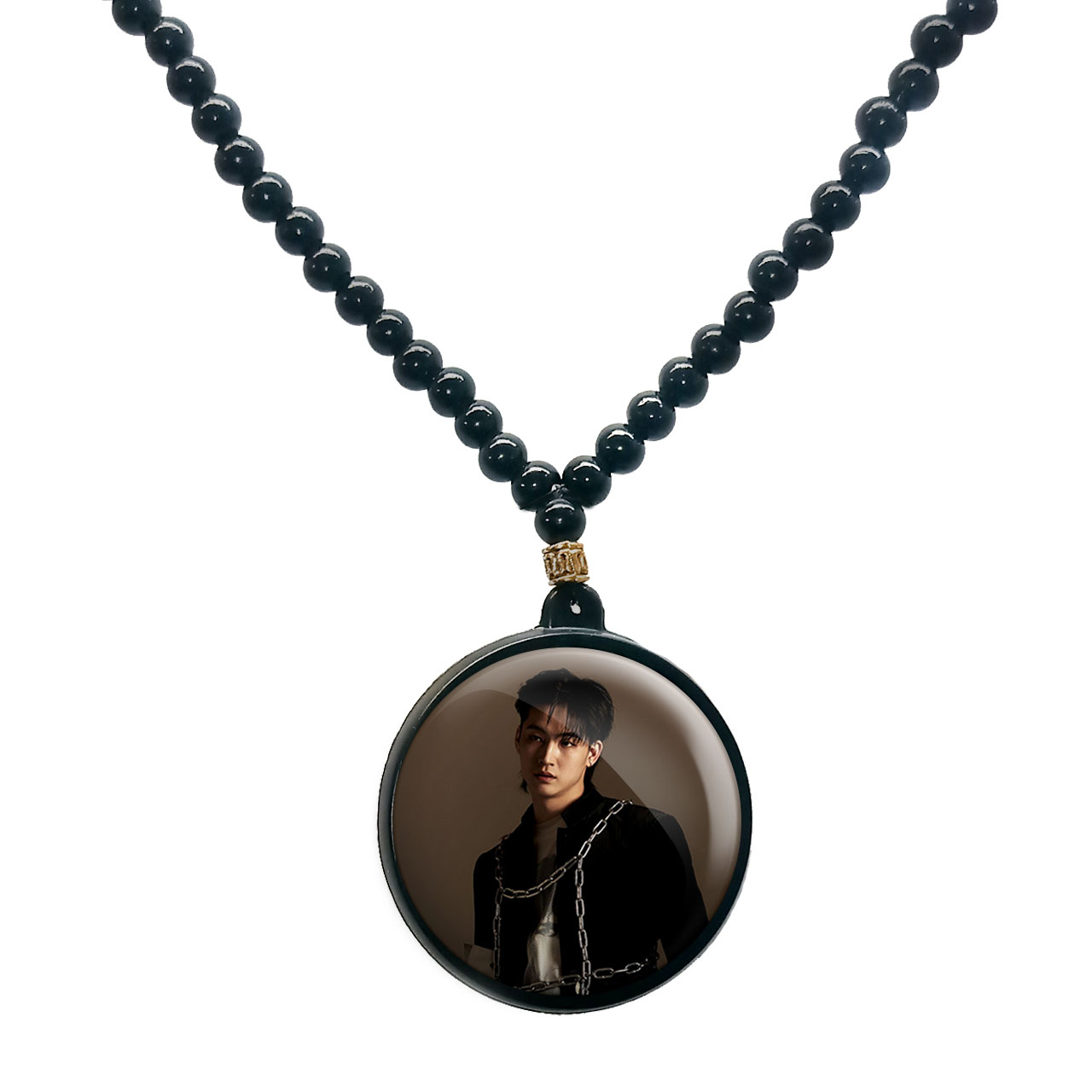 گردنبند پرمانه طرح GOT7 کد pmd.19210 مدل دو طرفه