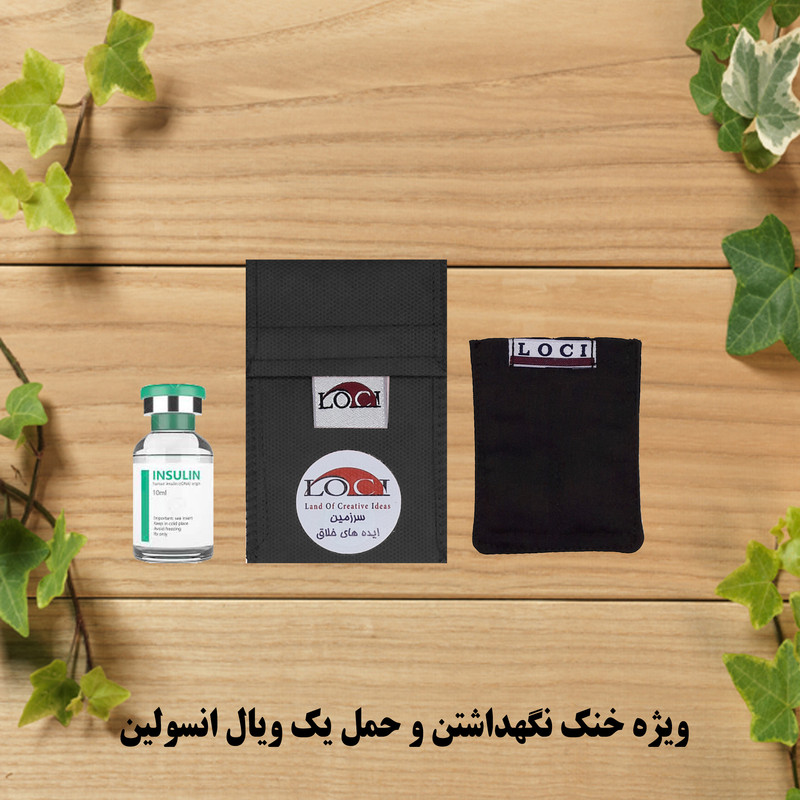 کیف خنک نگهدارنده انسولین لوک آی مدل 1 ویال کد 01 مجموعه 2 عددی کیف خنک نگهدارنده انسولین لوک آی مدل 1 ویال کد 01 مجموعه 2 عددی