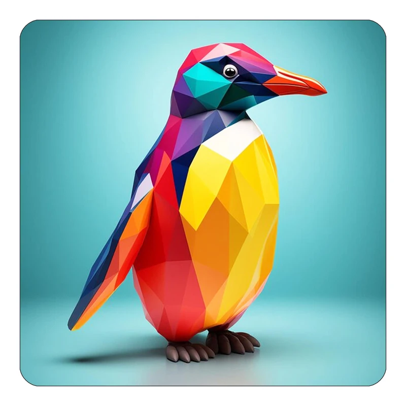 مگنت کاکتی طرح حیوانات رنگی مدل mp25266