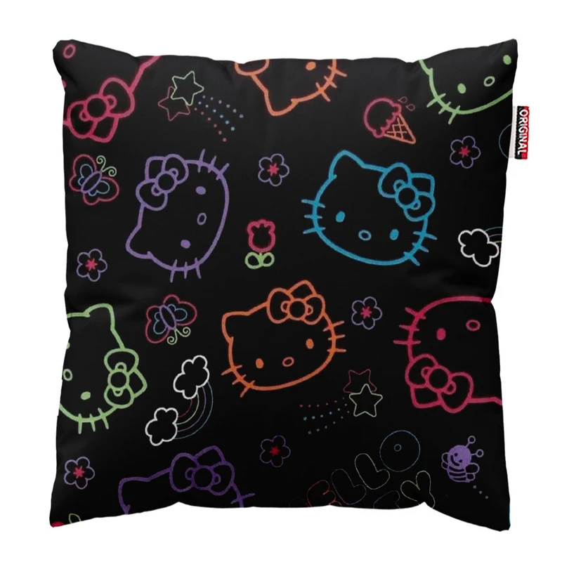 کوسن پاد آفرین طرح کیتی کد 1821 سایز 30*30 سانتی متر