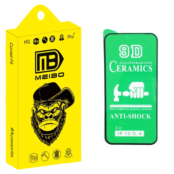 محافظ صفحه نمایش 9D میبو مدل +MHD مناسب برای گوشی موبایل اپل iphone 12 mini