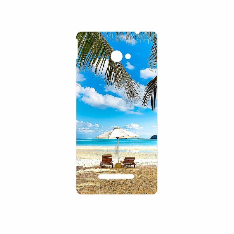 برچسب پوششی ماهوت مدل Beach مناسب برای گوشی موبایل اچ تی سی 8X