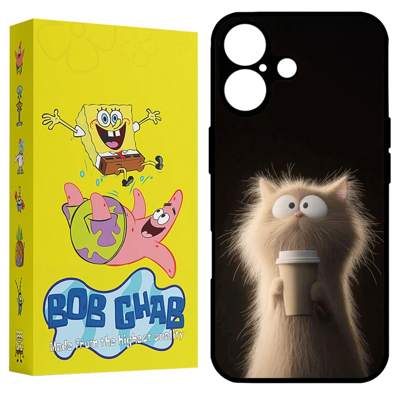 کاور باب قاب طرح گربه مدل BCP16 مناسب برای گوشی موبایل اپل iPhone 16