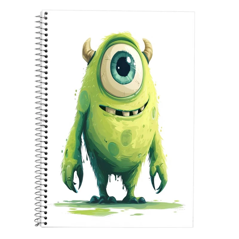 دفتر لغت 50 برگ مدوپد طرح هیولای فانتزی کد DF16737