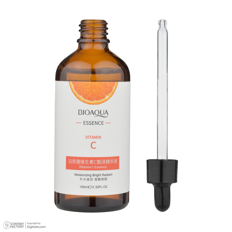 سرم روشن کننده پوست بی آکوا مدل VITAMIN C مناسب برای انواع پوست حجم 100 میلی‌لیتر