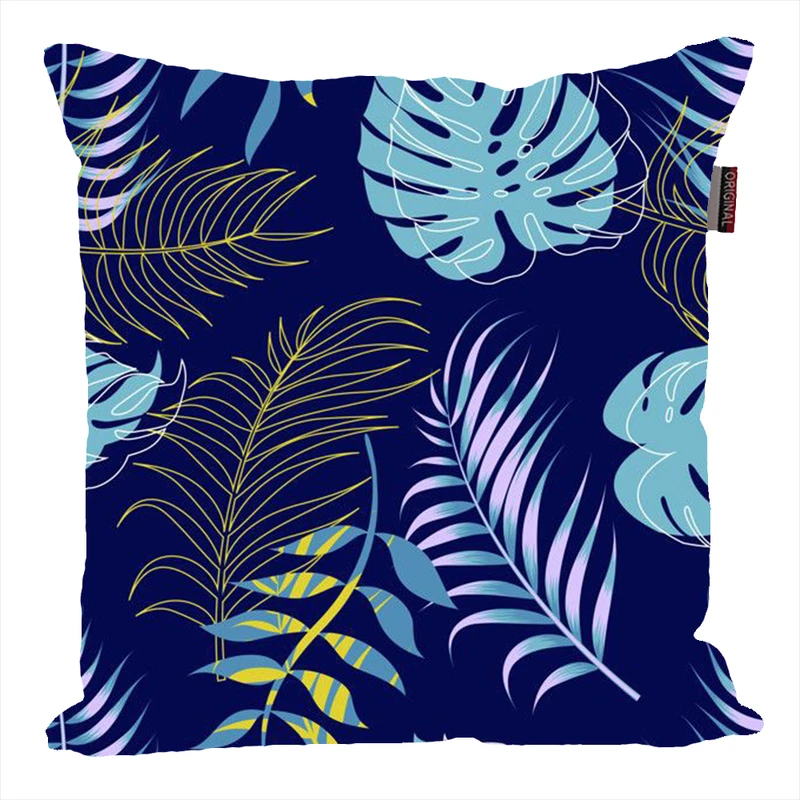 کوسن ناریکو مدل فانتزی طرح برگ گل گیاه کد 04634