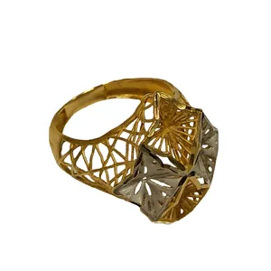 انگشتر طلا 18عیار زنانه مدل آوا طرح لوزی