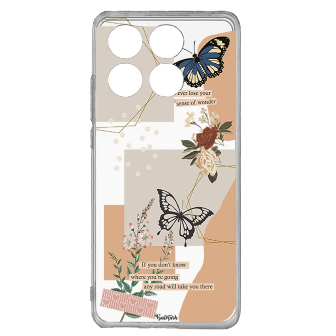 کاور طرح Butterfly مناسب برای گوشی موبایل شیائومی  Poco X6 Pro 