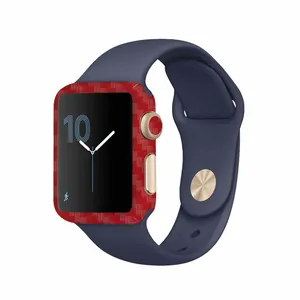 MAHOOT Red-Fiber Cover Sticker for Apple Watch Watch 2 42mm