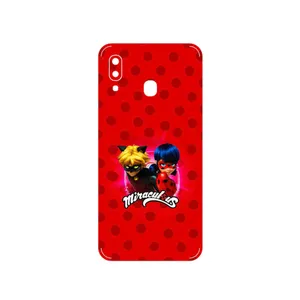 MAHOOT Ladybug and Cat Noir Cover Sticker for Samsung Galaxy A20