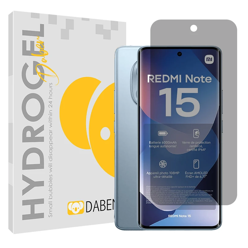محافظ صفحه نمایش حریم شخصی دبن مدل Tough مناسب برای گوشی موبایل شیائومی Redmi Note 15 4G