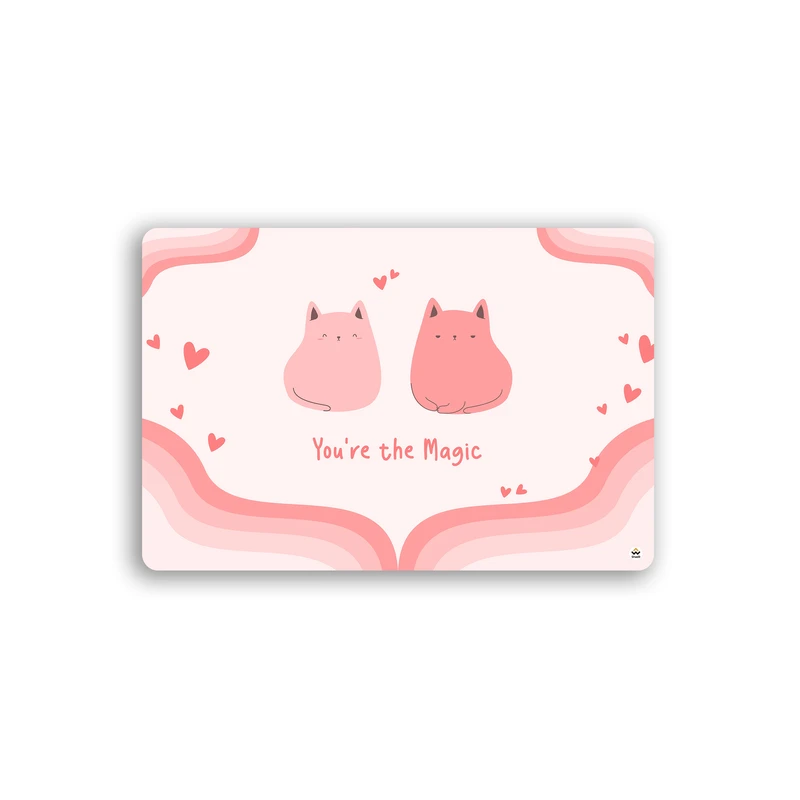 ماوس پد مخصوص بازی شادیت مدل گربه های کیوت کد2012 سایز37*24سانتی متر