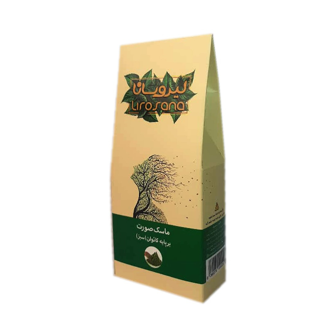 ماسک صورت لیروسانا مدل خاک رس وزن 100 گرم