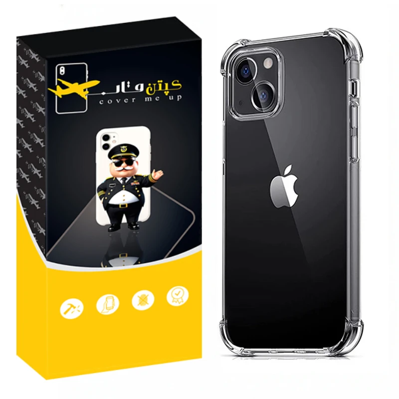 کاور کپتن قاب مدل Crystal مناسب برای گوشی موبایل اپل Iphone 13 Mini