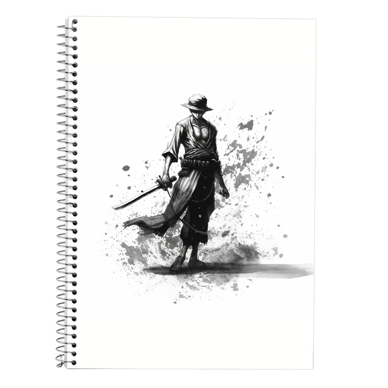 دفتر زبان 50 برگ مدوپد مدل سه خط طرح وان پیس One Piece کد DF10771