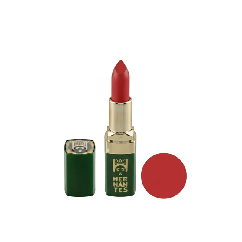 رژلب جامد مات هرنانتس مدل 1 رنگ قرمز روشن شماره H410