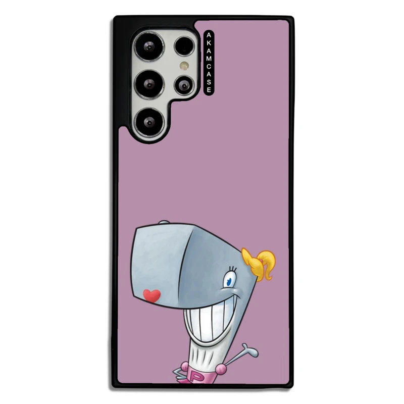 کاور آکام مدل AMC-WSGS22U-SPONGE BOB17 مناسب برای گوشی موبایل سامسونگ Galaxy S22 Ultra