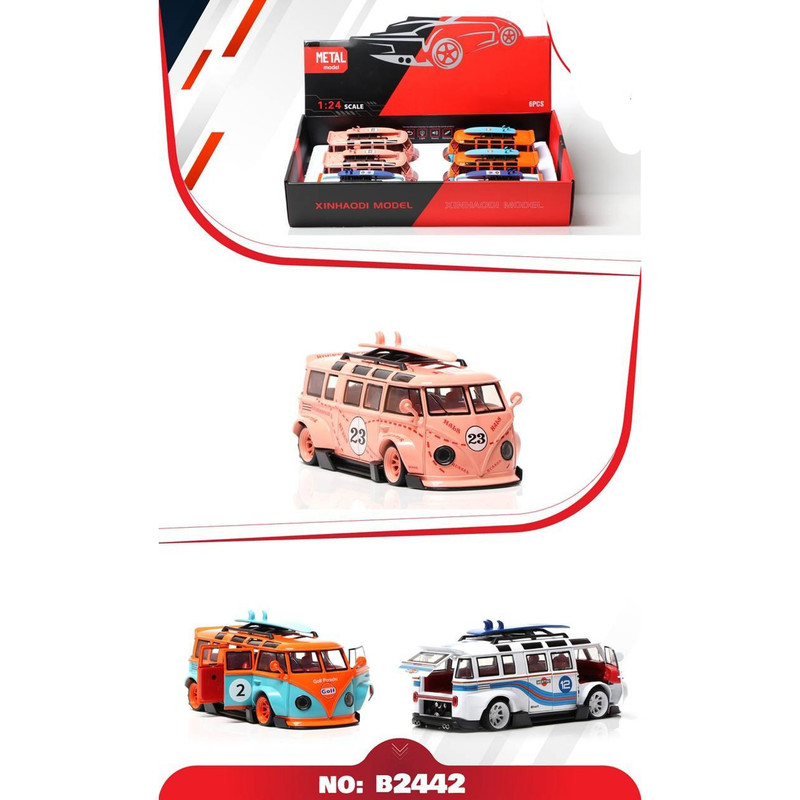 ماکت ماشین مدل فولکس واگن اسنوبرد دار