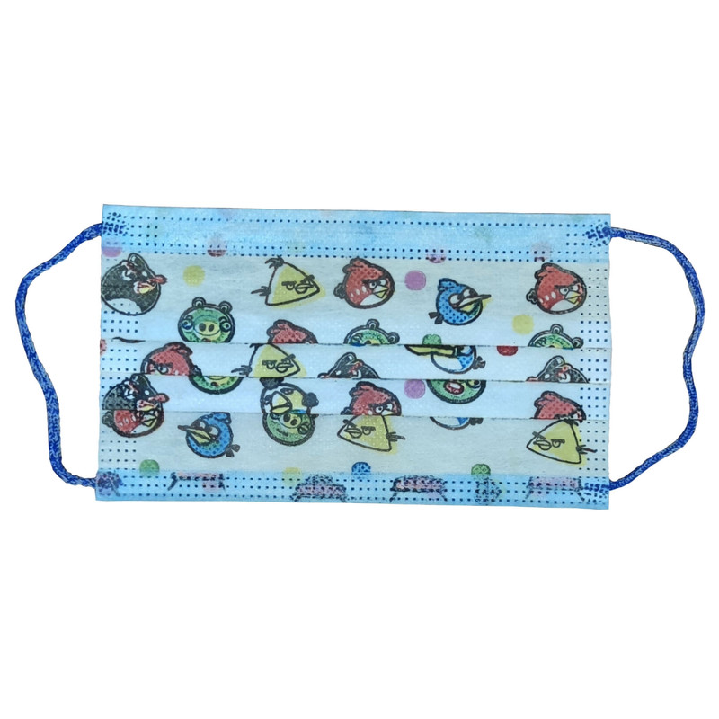 ماسک تنفسی کودک وحدت مدل انگری برد بسته 30 عددی ماسک تنفسی کودک وحدت مدل انگری برد بسته 30 عددی