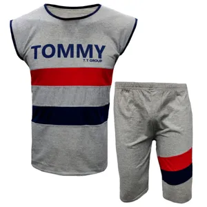 ست تاپ و شلوارک مردانه مدل TOMGT K50