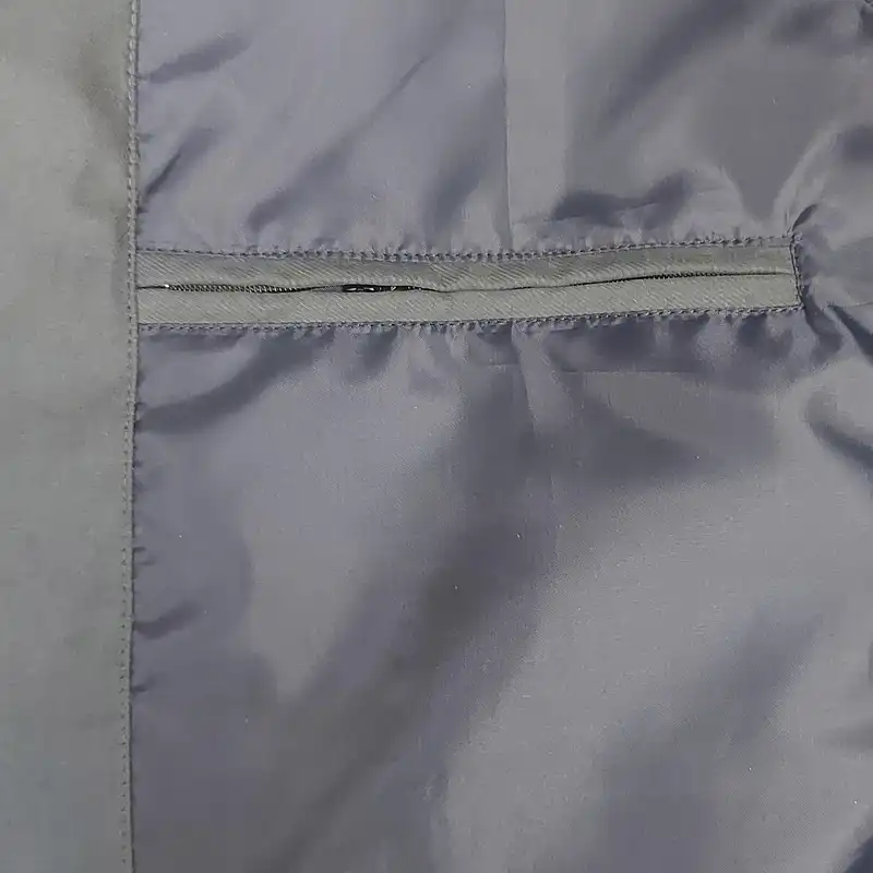 کاپشن بهاره مردانه مدل یقه دار رنگ سرمه ای